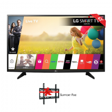 Téléviseur LG 43" LED ULTRA HD 4K SMART TV FLAT + Récepteur Intégré + Support TV