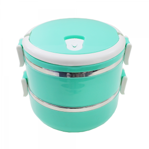 Thermos Alimentaire 1.5L 2Parties - Lunch Box Vert - Vente en Ligne...