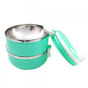Thermos Alimentaire 1.5L 2Parties - Lunch Box Vert - Vente en Ligne...