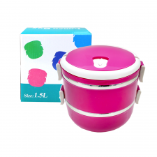 Thermos Alimentaire 1.5L 2Parties - Lunch Box Rose