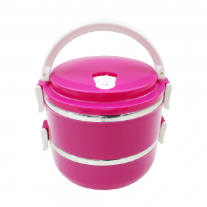 Thermos Alimentaire 1.5L 2Parties - Lunch Box Rose - Vente en Ligne...