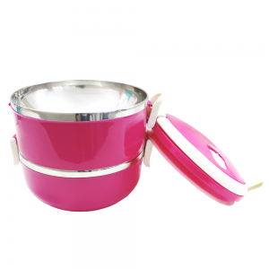 Thermos Alimentaire 1.5L 2Parties - Lunch Box Rose - Vente en Ligne...