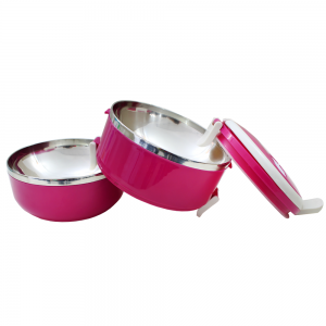 Thermos Alimentaire 1.5L 2Parties - Lunch Box Rose - Vente en Ligne...