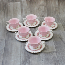Service à Café Turc Pour 6 Personnes - 12pièces - Rose