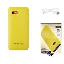 Power Bank 10000mAh avec afficheur Jaune