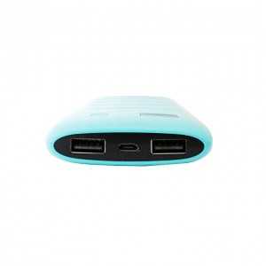 Power Bank 10000mAh Double USB et afficheur LCD URIC BLEU CIEL - Ve...