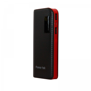 Power Bank 10000mAh Double USB avec afficheur LCD POWER TEK NOIR - ...