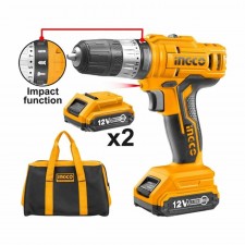 Perceuse Visseuse Sans Fil 12V Double Batterie INGCO CIDLI1222