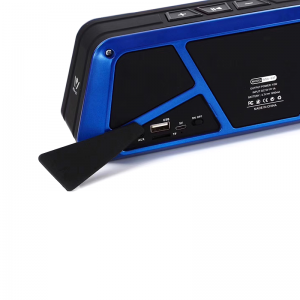 Haut Parleur Rechargeable Radio Bluetooth HI-FI WSA-837 Bleu - Vent...