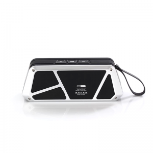 Haut Parleur Rechargeable Radio Bluetooth HI-FI WSA-837 Silver - Ve...