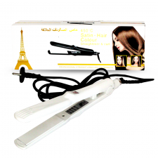 Plaque Cheveux Lissante Professionnelle 450° Blanc