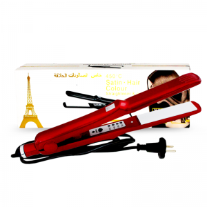 Plaque Cheveux Lissante Professionnelle 450° Rouge |Last Price Tunisie