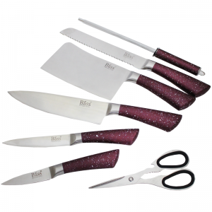 Ensemble Couteaux de Cuisine 8 Pièces BASS Violet - Vente en Ligne ...