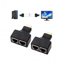 Adaptateur HDMI Extender 3D 30M CAT5E CAT6