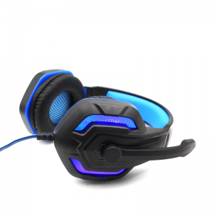 Casque Micro Gamer USB LED KOMC G311 Noir et Bleu - Vente en Ligne ...