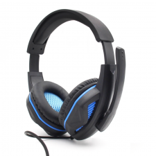 Casque Micro Gamer - USB - KOMC G20 Noir & Bleu