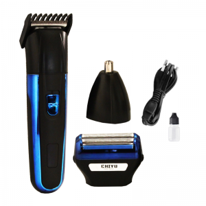 Tondeuse Cheveux-Nez-Oreille 3en1 Professionnelle Sans Fil CHIYU CH...