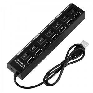 Hub USB HI-SPEED 7 ports avec Commutateur On-Off - Vente en Ligne s...