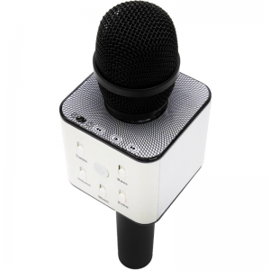 Microphone Karaoké Bluetooth sans fil avec haut-parleur Q8 Noir - V... Microphone Karaoké Bluetooth sans fil avec haut-parleur Q8 Noir - V...