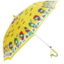 Parapluie Enfant Décorée Dessins avec Sifflet - Jaune