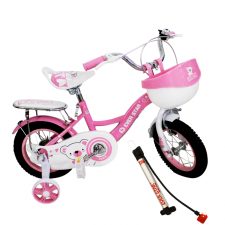 Bicyclette Enfants 12'' - Vélo 2-3Ans EVER STAR BP-180612 Rose