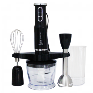 Mixeur Plongeant 4en1 600W HK-335 - FLORENCE - Noir
