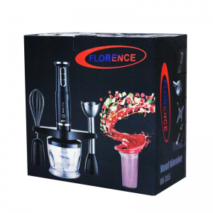 Mixeur Plongeant 4en1 600W HK-335 - FLORENCE - Noir