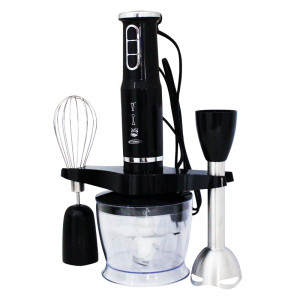 Mixeur Plongeant 4en1 600W HK-335 - FLORENCE - Noir