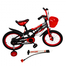 Bicyclette Enfants 16'' - Vélo 4-6Ans EVER STAR BP-00116 Rouge
