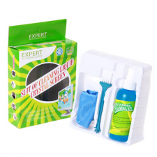 kit de nettoyage pour ecran (100ml) + chiffon + pinceau NR9402