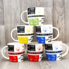 Set de 6 Tasses à Café au Lait Céramique Café