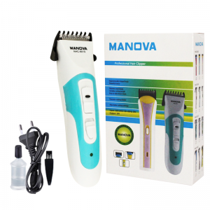 Tondeuse Cheveux et Barbe Sans Fil Rechargeable MANOVA NHC-8010 Ble...