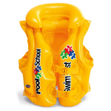 Gilet de Natation POOL SCHOOL Jaune INTEX 58660EU T19-1