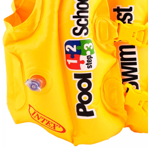 Gilet de Natation POOL SCHOOL Jaune INTEX 58660EU T19-1 - Vente en ...