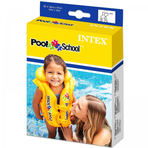 Gilet de Natation POOL SCHOOL Jaune INTEX 58660EU T19-1 - Vente en ...