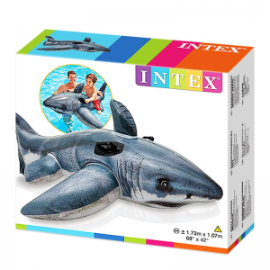 Grand Requin Blanc de Natation Gonflable INTEX 57525NP T19-33 - Ven...
