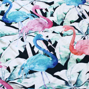 Drap de Plage Blanc Imprimé Flamant Rose - Vente en Ligne sur Last ...