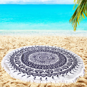 Drap de Plage Blanc Imprimé Violet - Vente en Ligne sur Last Price ...