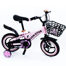 Bicyclette Enfant 12'' - Vélo 2-3Ans EVER STAR BP-180412 Rose