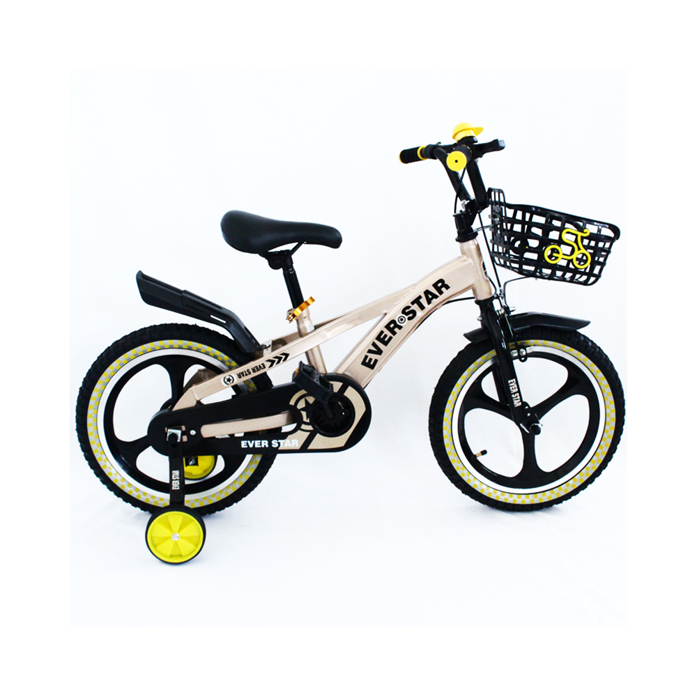 Bicyclette Enfant 12'' - Vélo 2-3Ans EVER STAR BP-180412 Gold