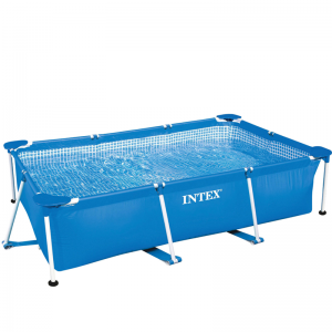 Piscine Métal Frame Junior Rectangulaire 2300Litres Bleu INTEX 2827... Piscine Métal Frame Junior Rectangulaire 2300Litres Bleu INTEX 2827...