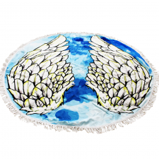 Drap de Plage Blanc imprimé Angel