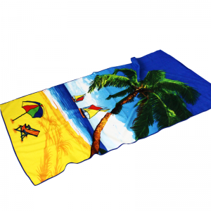 Serviette Plage Bleu Vert SP-BLV - Vente en Ligne sur Last Price Tu...