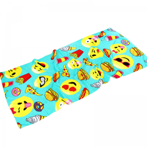 Pack Plage : Sac Beige Jaune + Serviette Bleu Ciel Imprimé SM-BLC -...