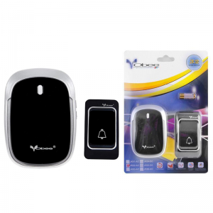 Sonnette Sans Fil 32 Mélodies VOBEE JK02-AC Noir - Vente en Ligne s...