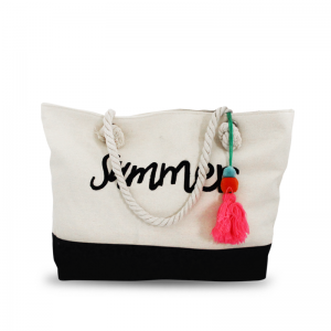 Sac de Plage Beige Noir - Vente en Ligne sur Last Price Tunisie