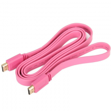 Câble HDMI Mâle Vers HDMI Mâle 3Mètres Plat HDTV Rose
