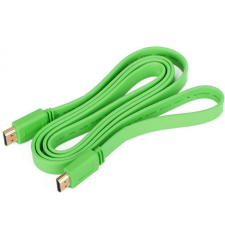 Câble HDMI Mâle Vers HDMI Mâle 3Mètres Plat HDTV Vert