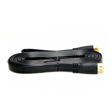 Câble HDMI Mâle Vers HDMI Mâle 3Mètres Plat HDTV Noir