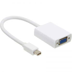 Adaptateur Mini Display Port Vers VGA Femelle Blanc - Vente en Lign...